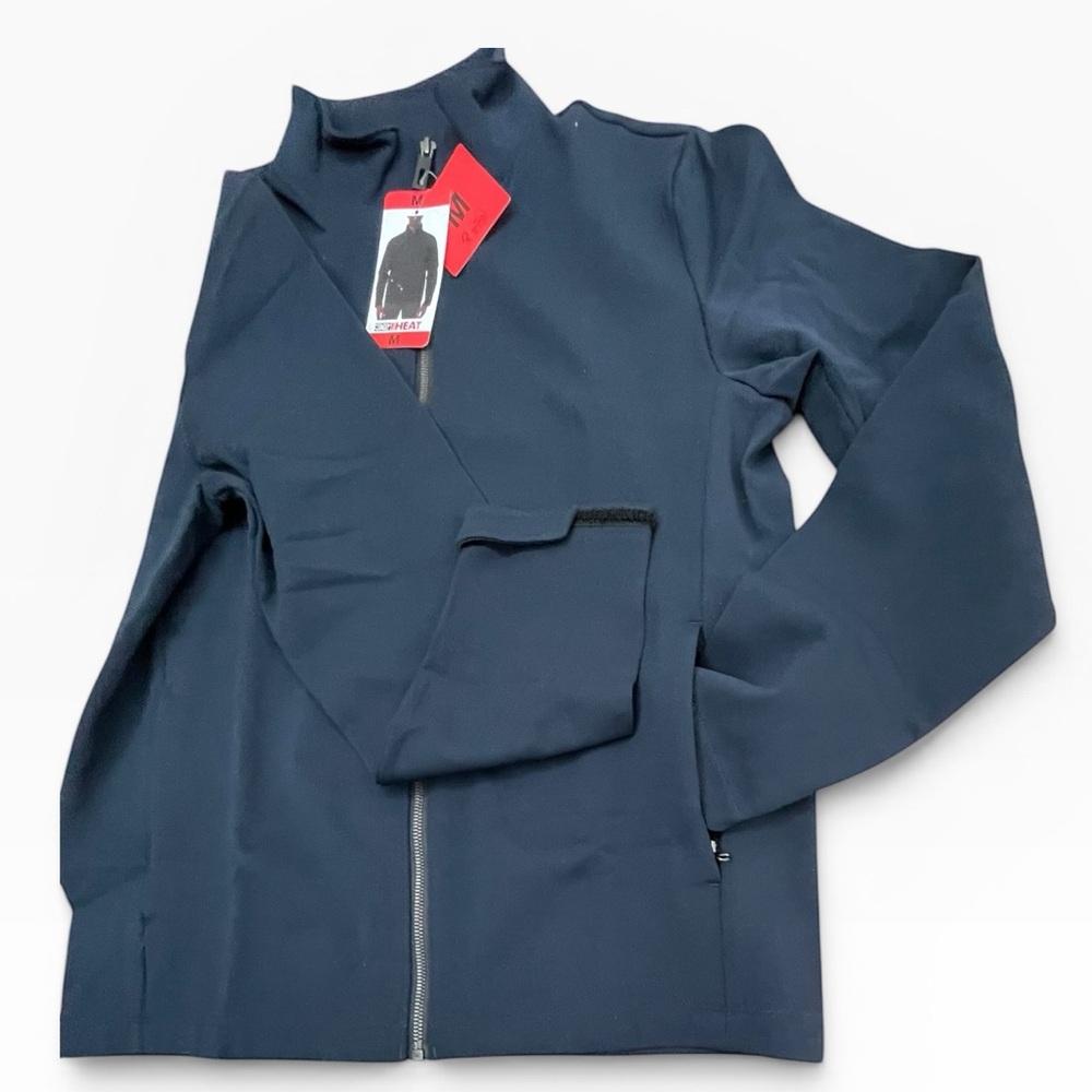 32 Degrees Dark Navy Lightweight Full-Zip soft shell Jacket size: M Gorpcore - Picture 5 of 10